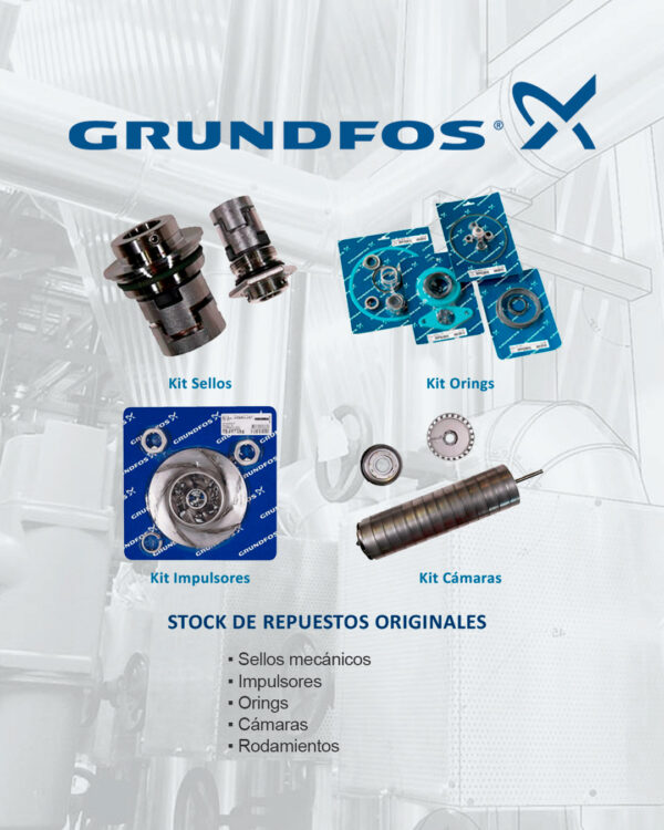 Stock de Repuestos Originales GRUNDFOS