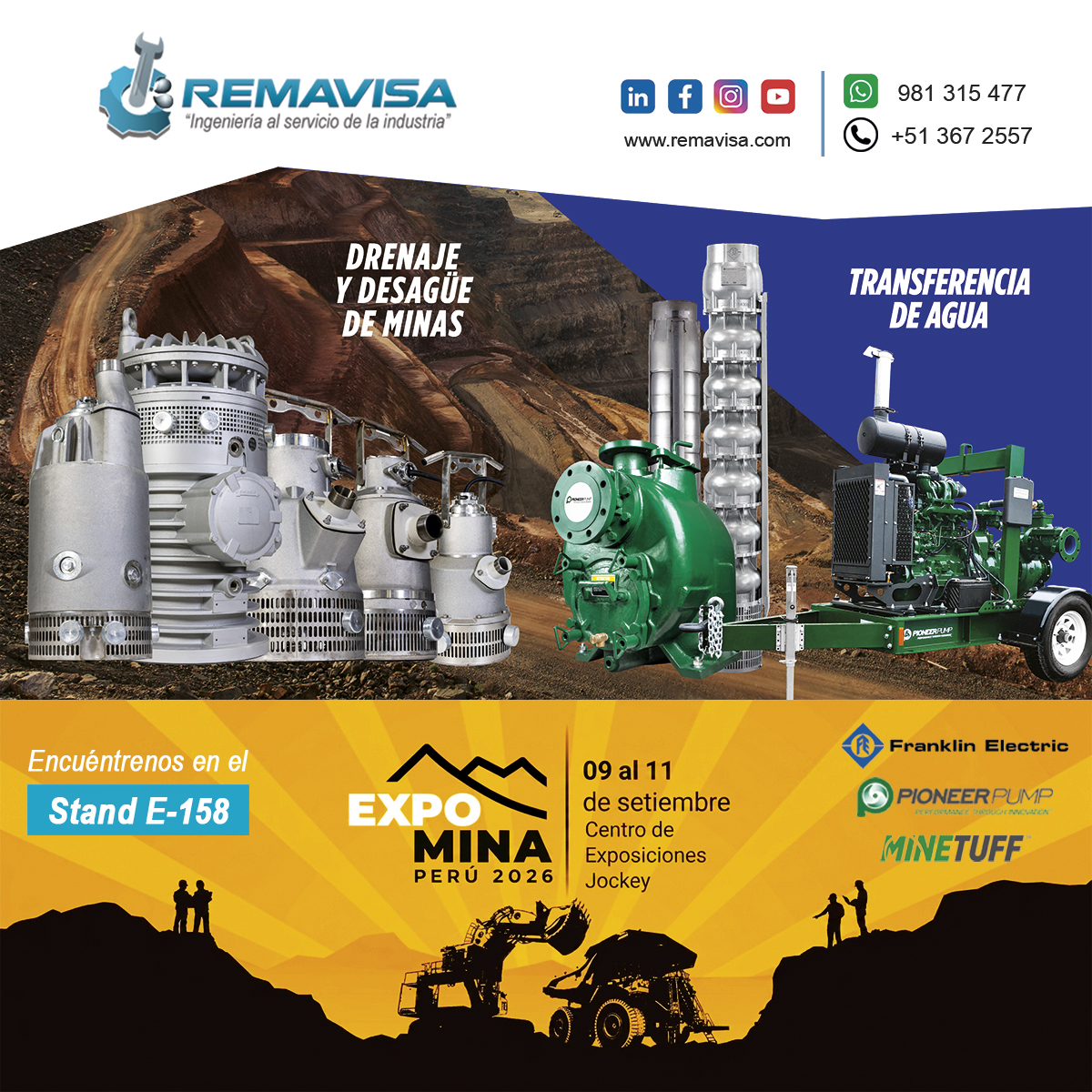 EXPOMINA 2026 - REMAVISA EXPOMINA 2026 - REMAVISA